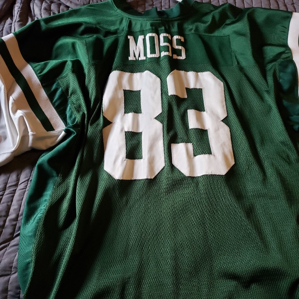 Authentic Vintage Santana Moss Jets Jersey